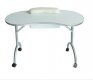 1X New White Manicure Table with Single Drawer