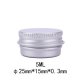 20 5ML Aluminium Tin Can Storage Container Balm Nail Art Cosmeti