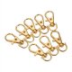 100 Golden Swivel Clasp for Key Rings,bag dangles