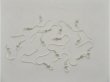 1000Pcs Silver Plated Ear Wire Hooks W/Bead Coil
