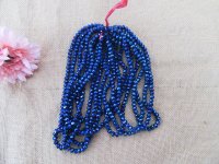 10Strands x 68Pcs Metalic Blue Rondelle Faceted Crystal Beads 8