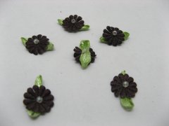1000pcs Bright Coffee Craft Stain Flowers Embellishments 1000pcs Bright Coffee Craft Stain Flowers Embellishments