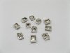 300 Metal Beads Jewelry 2-Strands Spacer 9mm