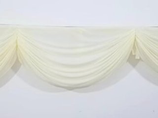 1Pc Ivory 3M Swag Drape Stage Wedding Background Backdrop