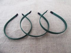 (image for) 1Pc Dark Green Hair Band Headband NO Teeth 10mm Wide