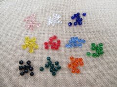 (image for) 450Gram (Approx 460Pcs) Facted Transparent Crystal Beads 10mm Di
