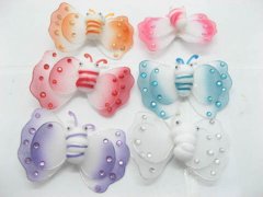 (image for) 50 Honey Glitter Bee with Double Wings Mixed Colour