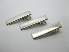 (image for) 200Pcs Metal Hair Clips Base Barrette Finding 3cm Long