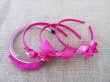 (image for) 1Pc Deep Pink Plastic Hair Band Headband for Girls