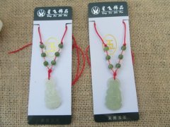 (image for) 12Pcs Fashion Jade Kwan-yin Necklaces with Red String