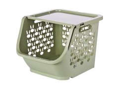 (image for) 1Pc Green Fruit Vegetable Container Basket Storage Kitchen