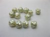 1300Pcs 10mm Light Green Knot Loose Beads Findings