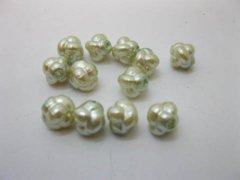(image for) 1300Pcs 10mm Light Green Knot Loose Beads Findings
