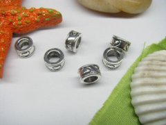 (image for) 20pcs Tibetan Silver Small Heart Beads European Design