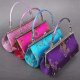 2Pcs Silk Handbag Lady's Clutch Hand Bag Purse Mixed