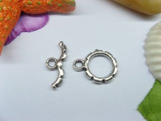100sets Metal Circle Toggle Clasp yw-ac-tc114 (image for) 100sets Metal Circle Toggle Clasp yw-ac-tc114