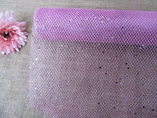 1Roll Pink Flower Wrapping Florist Gauze Mesh Gift Packaging