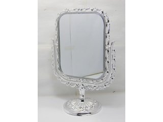 1X New Pedestal Rectangle Makeup Mirror Double Sided