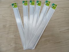 (image for) 25Pcs 30cm Length Measure Clear Straight Edge Ruler