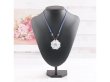 (image for) 1X Black Necklace Jewellery Display Bust 29cm High