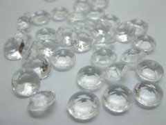 (image for) 1000 Diamond Confetti 8mm Wedding Table Scatter- Transparent