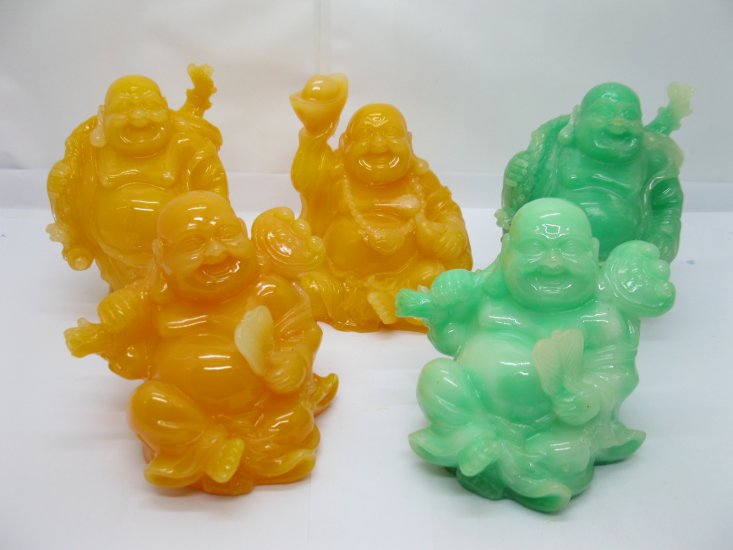 12 New Chinese Fengshui Laughing Buddha Assorted - Click Image to Close