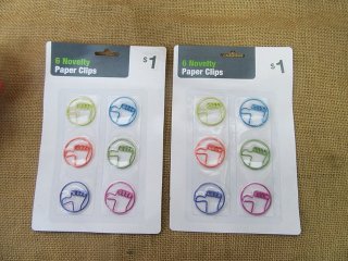 6Sheets x 6Pcs Thumbs Up Novelty Paper Clips Stationery Home (image for) 6Sheets x 6Pcs Thumbs Up Novelty Paper Clips Stationery Home
