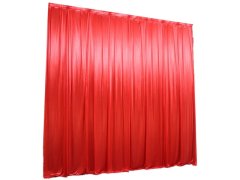 (image for) 1X Red Silk Cloth Wedding Party Backdrop Curtain Drapes Background 3x3m