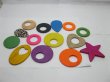 (image for) 100 Colorful Wooden Beads Assorted Style