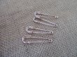 6Packs x 12Pcs Rose Gold Sewing Craft Mini Clothes Safety Pins W (image for) 6Packs x 12Pcs Rose Gold Sewing Craft Mini Clothes Safety Pins W