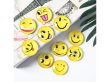 (image for) 20Pcs Round Smily Face Emoji Cabochon Tiles Beads 25mm Dia