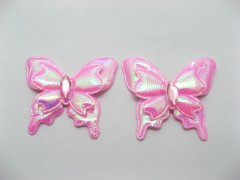 (image for) 100 Cute Pink Craft Butterfly Embellishments Toppers