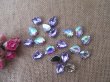 100Pcs Flatback Acrylic Rhinestone Tear Drop Gems 18x13x6mm (image for) 100Pcs Flatback Acrylic Rhinestone Tear Drop Gems 18x13x6mm
