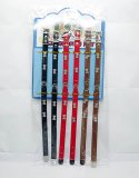 6X Leatherette Adjustable Dog Collars 1.5cm Wide Mixed