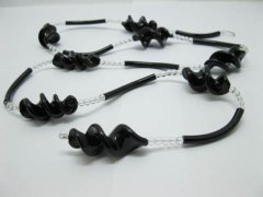 (image for) 5X 1Meter Black Twist Bead Garland Wedding Decoration