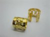 950 Golden Plated Hair Dreadlock Bead Cuff Clip