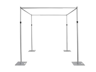 1Set Aluminium Square Top Backdrop Stand Party Background 3x3m
