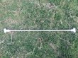 (image for) 70-120cm Adjustable Tension Rod Rail with Rubber Heads for Cloth