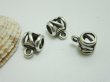 50Pcs Alloy Charms Tube Bail European Hollow Beads (image for) 50Pcs Alloy Charms Tube Bail European Hollow Beads