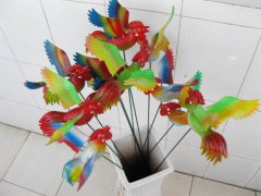 12Pcs Rooster On A Stick Garden Decorations 6 Inch Mixed Colour 12Pcs Rooster On A Stick Garden Decorations 6 Inch Mixed Colour