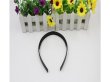 (image for) 1x New Black Plastic Hairbands Jewelry Finding 18mm Wide