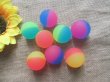 50X Frosted 2in1 Color Rubber Bouncing Balls 42mm Mixed Color (image for) 50X Frosted 2in1 Color Rubber Bouncing Balls 42mm Mixed Color