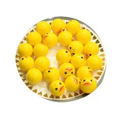 (image for) 50Pcs Funny Little Yellow Duck Rubber Bouncing Balls 45mm