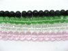 148 Transparent Round Faceted Crystal Glass Beads