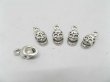 200 10mm Metal Skull Pendants Jewelry finding (image for) 200 10mm Metal Skull Pendants Jewelry finding