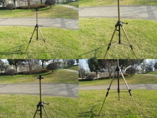 1Pc New Compact Aluminium Camera Folding Tripod Easel Stand