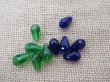 (image for) 450Gram (Approx 240Pcs) Facted Transparent Teardrop Crystal Bead