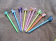 12Pcs Funny Topper Black Gel Ink Pen Office School Use