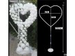 (image for) 1Set Heart Balloon Base Stand Circle Balloon Arch Holder Wedding