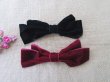 (image for) 1Pc Elegant Velvet Hair Bows Barrettes Hair Accessories